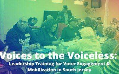 Voices to the Voiceless: Training for Voter Engagement in SJ