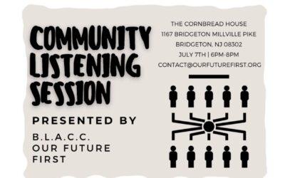 Community Listening Session